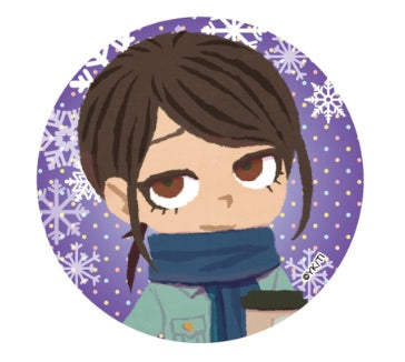 アニメ『銀河特急 ミルキー☆サブウェイ』缶バッジ リョーコ 2026 Snow