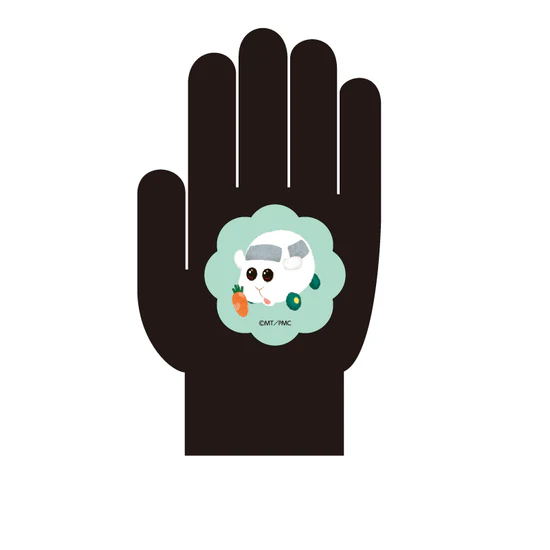 PUI PUI モルカー ザ・ムービー MOLMAX×N=Yatsugatake 手袋 ブラック Mサイズ シロモ