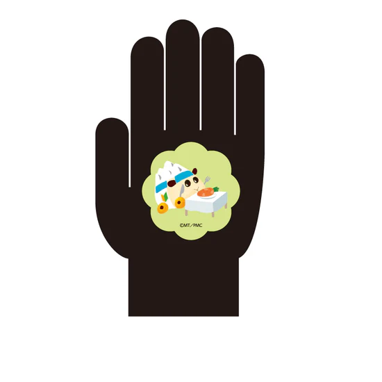 PUI PUI モルカー ザ・ムービー MOLMAX×N=Yatsugatake 手袋 ブラック Mサイズ アビー