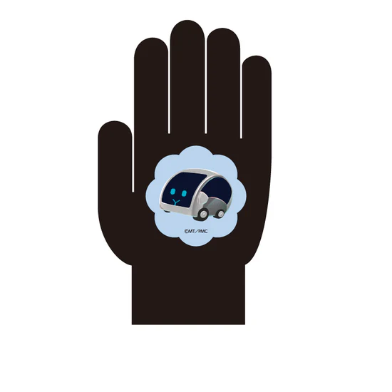 PUI PUI モルカー ザ・ムービー MOLMAX×N=Yatsugatake 手袋 ブラック Mサイズ AIモルカー