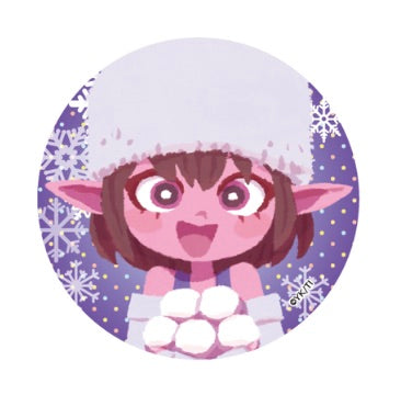 アニメ『銀河特急 ミルキー☆サブウェイ』缶バッジ チハル 2026 Snow Fes Ver.