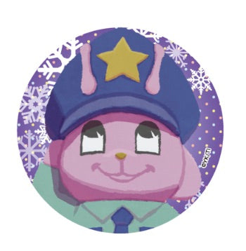 アニメ『銀河特急 ミルキー☆サブウェイ』缶バッジ ポッピーくん 2026 Snow Fes Ver.