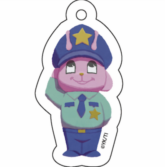 アニメ『銀河特急 ミルキー☆サブウェイ』描きおこしアクリルキーホルダー ポッピーくん