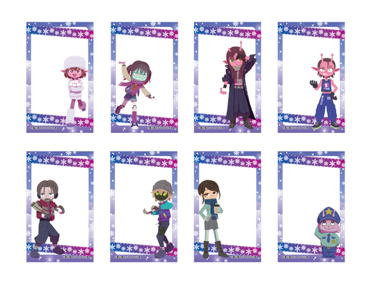 アニメ『銀河特急 ミルキー☆サブウェイ』トレーディングミニクリアカード 2026 Snow Fes Ver.（全8種）