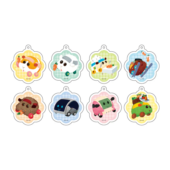 PUI PUI モルカー ザ・ムービー MOLMAX×N＝Yatsugatake　トレーディングアクリルキーホルダー　8種