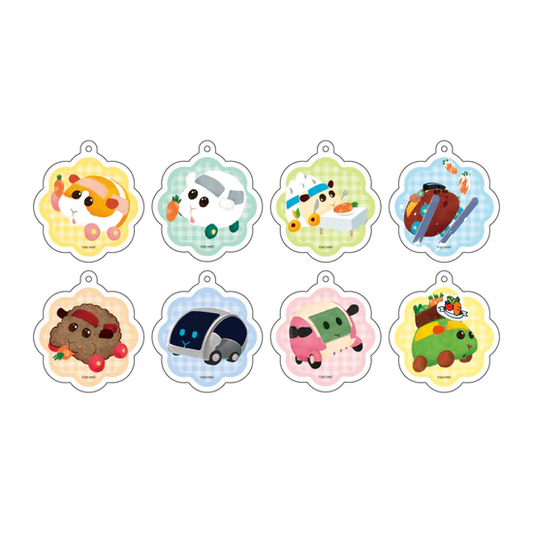 PUI PUI モルカー ザ・ムービー MOLMAX×N＝Yatsugatake　トレーディングアクリルキーホルダー　8種