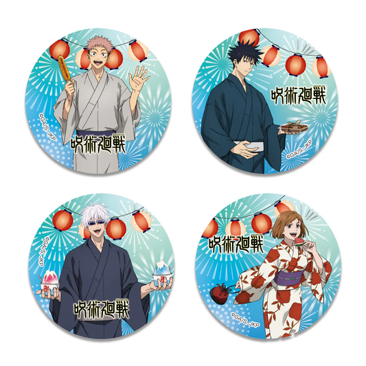 TVアニメ呪術廻戦 お祭りVer　トレーディング缶バッジ 4種