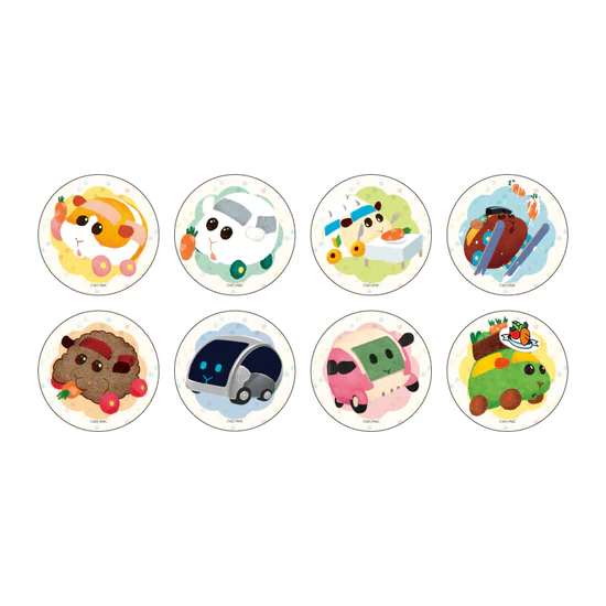 PUI PUI モルカー ザ・ムービー MOLMAX×N＝Yatsugatake　トレーディング缶バッジ　8種