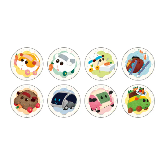 PUI PUI モルカー ザ・ムービー MOLMAX×N＝Yatsugatake　トレーディング缶バッジ　8種