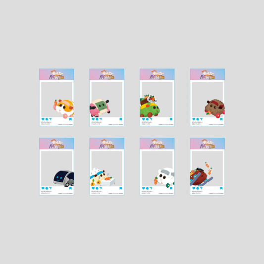 PUI PUI モルカー ザ・ムービー MOLMAX×N＝Yatsugatake　トレーディングSNS風クリアカード　8種