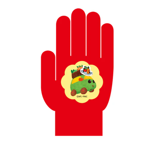 PUI PUI モルカー ザ・ムービー MOLMAX×N＝Yatsugatake　手袋　レッド　Mサイズ　野菜販売モルカー