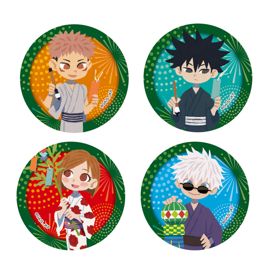 TVアニメ呪術廻戦 お祭りVer　仙台七夕 トレーディング缶バッジ 4種